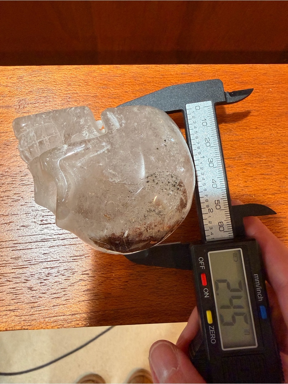 Garden Quartz Skull - Picture 7 of 7